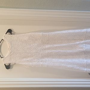 Ann Taylor Loft lace white size 6 summer dress